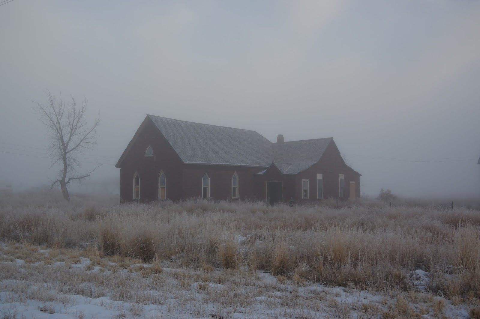 Churches of the West Unknown abandoned church, Otto Wyoming