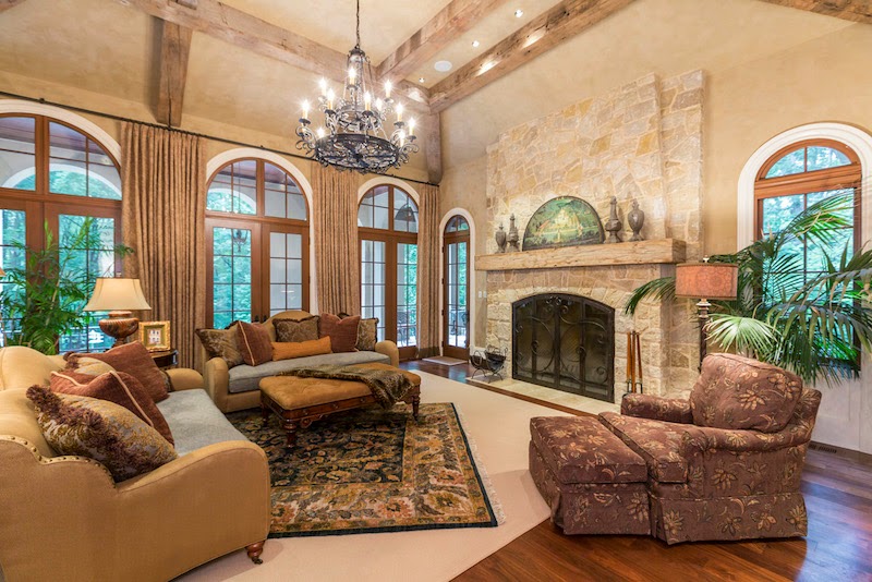 Inspired by France’s Chateau de Chambord, this 14,000 square foot