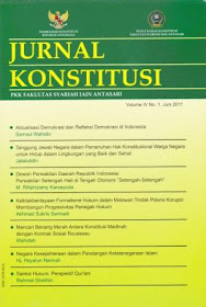 Jurnal Konstitusi PPK Syariah IAIN Antasari