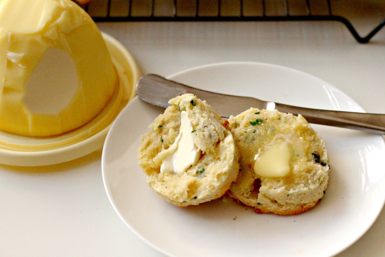Milk and Honey Goat Cheese, Chive and Mascarpone Scones