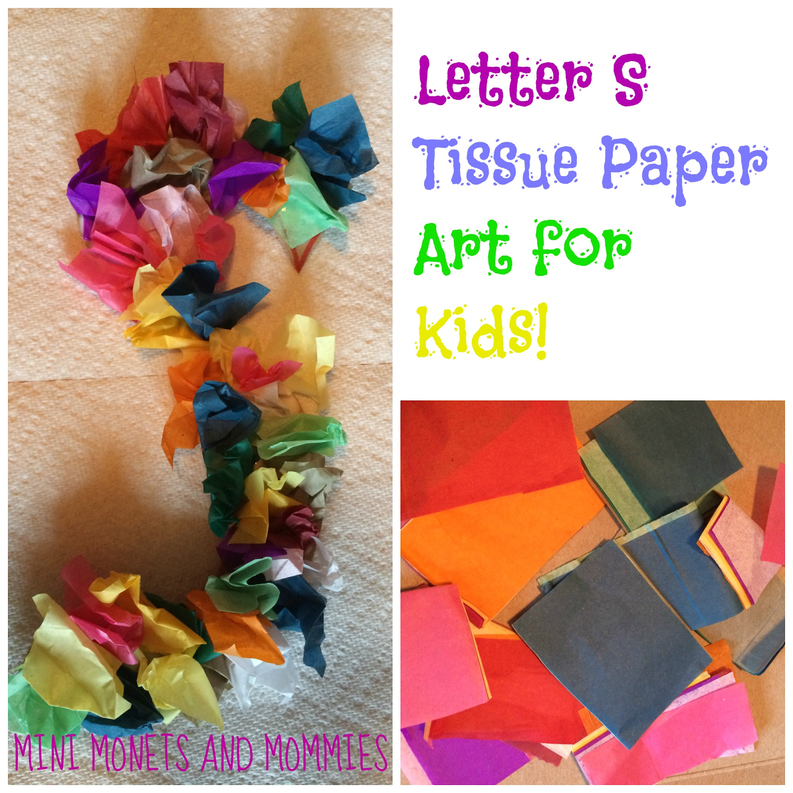 letter crafts kids