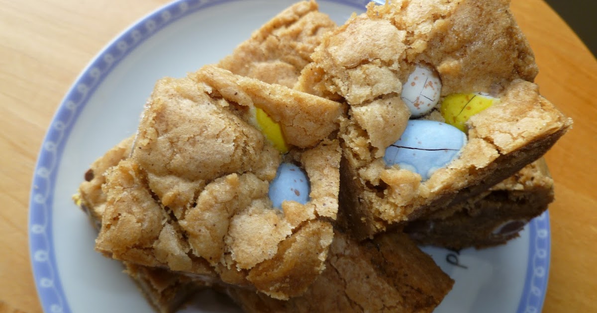 The Pastry Chef's Baking Cadbury Mini Eggs Blondies