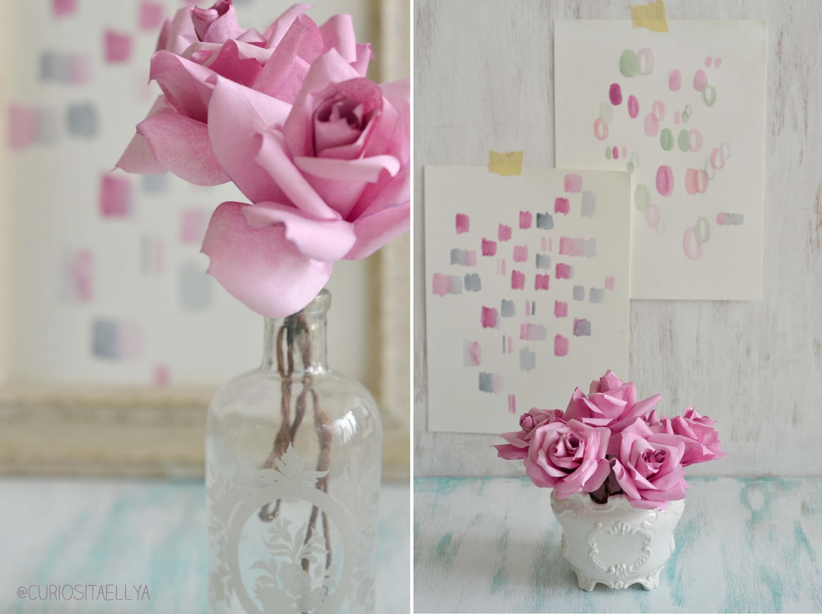Curiositaellya Coffee Filter Roses {DIY}