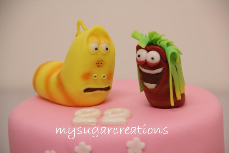 My Sugar Creations (001943746-M): Larva Cartoon Cake II