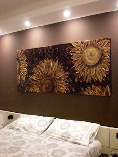 pannello decorativo in foglia d'oro