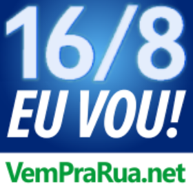 foto azul com logotipo de letra branca
