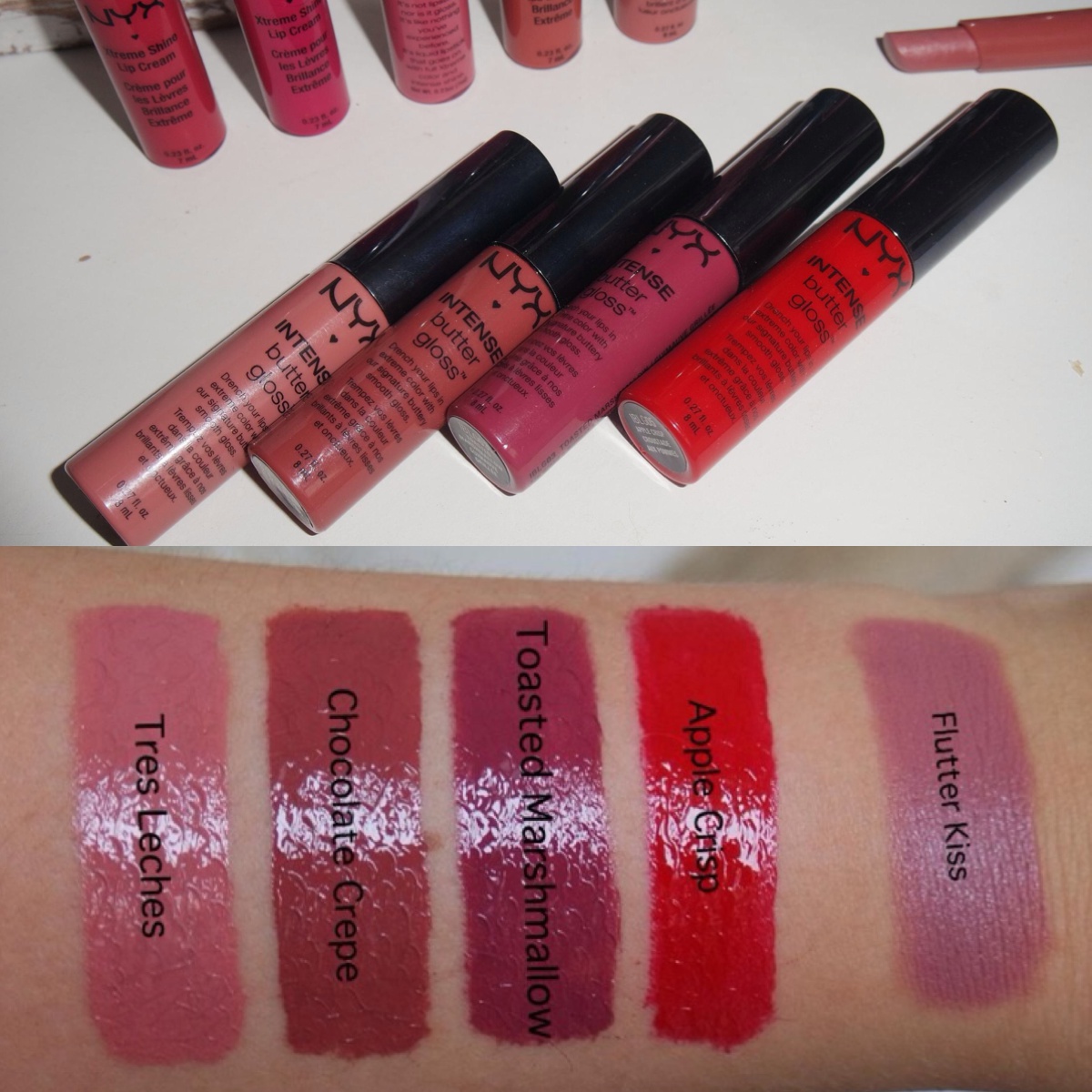 Makeup by Myrna Beauty Blog My NYX Lip Product Collection Butter