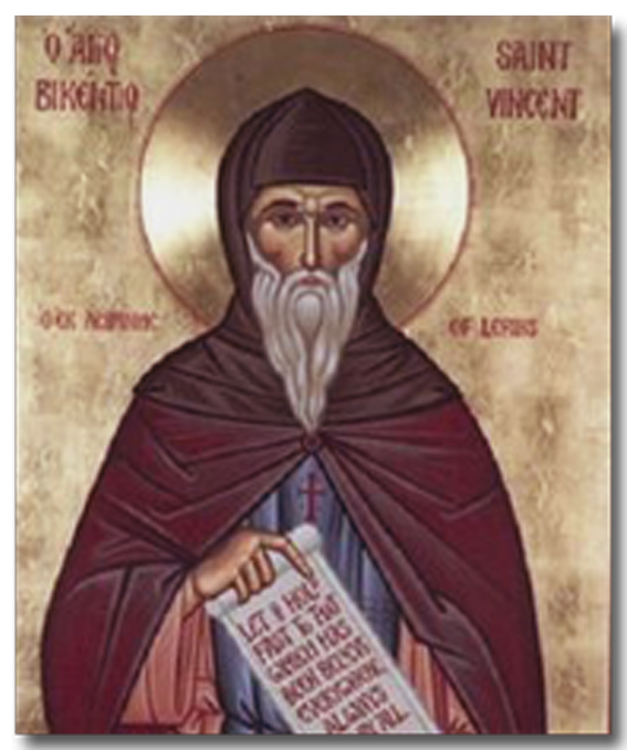San Vicente de Lerins, Padre de la Iglesia