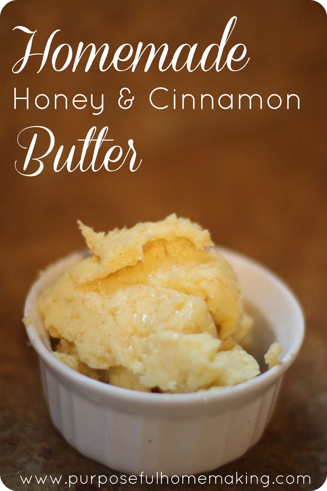 Purposeful Homemaking How to Make Homemade Honey & Cinnamon Butter in a Stand Mixer