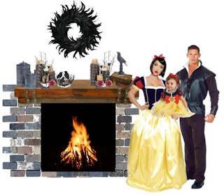Snow White Mantle Decorations
