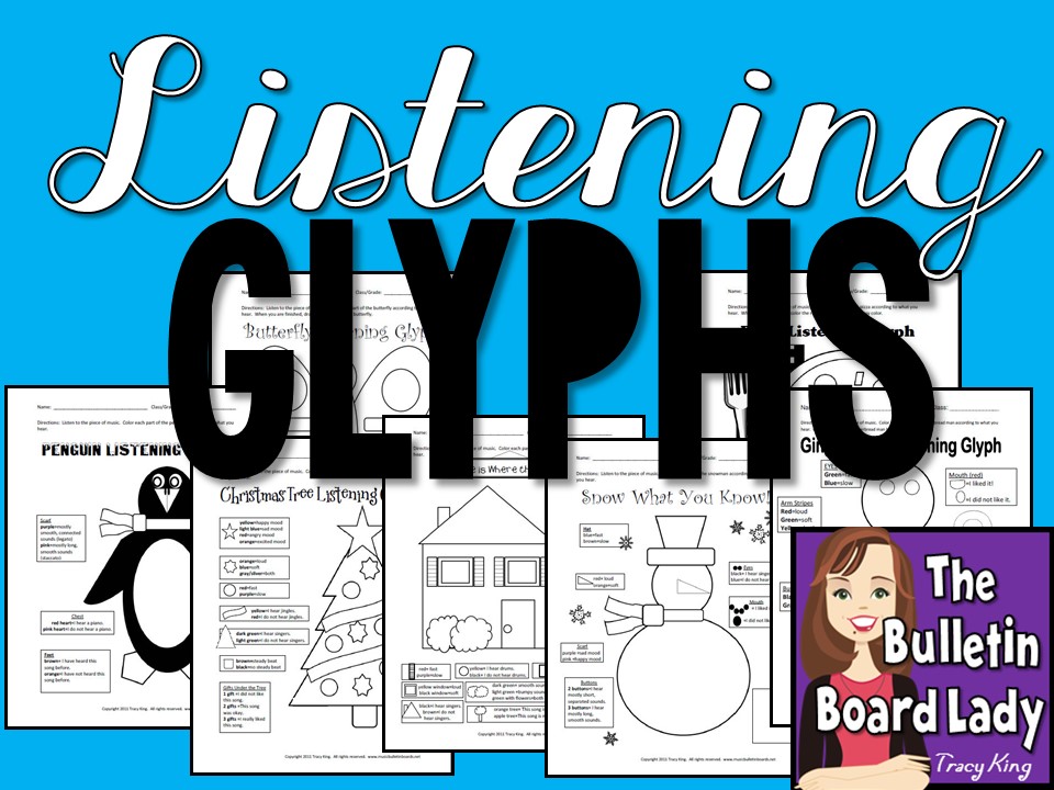 Mrs. King's Music Class How to Use Listening Glyphs