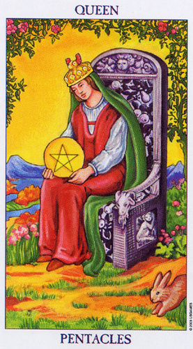 Oráculos Europeos: Tarot de Rider Waite: Reina de Oros