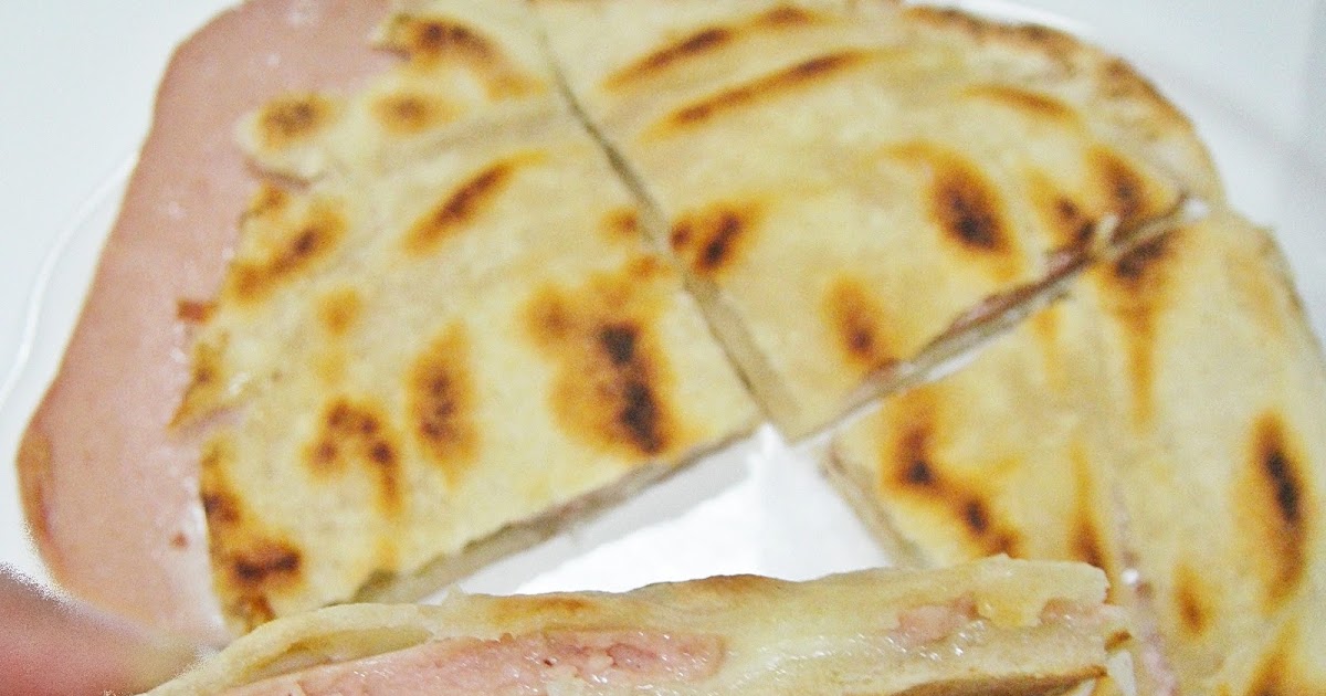 Maryam's Culinary Wonders 845. Grilled Mortadella Cheese Pita