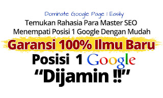 Cara masuk serp halaman pertama google Indonesia