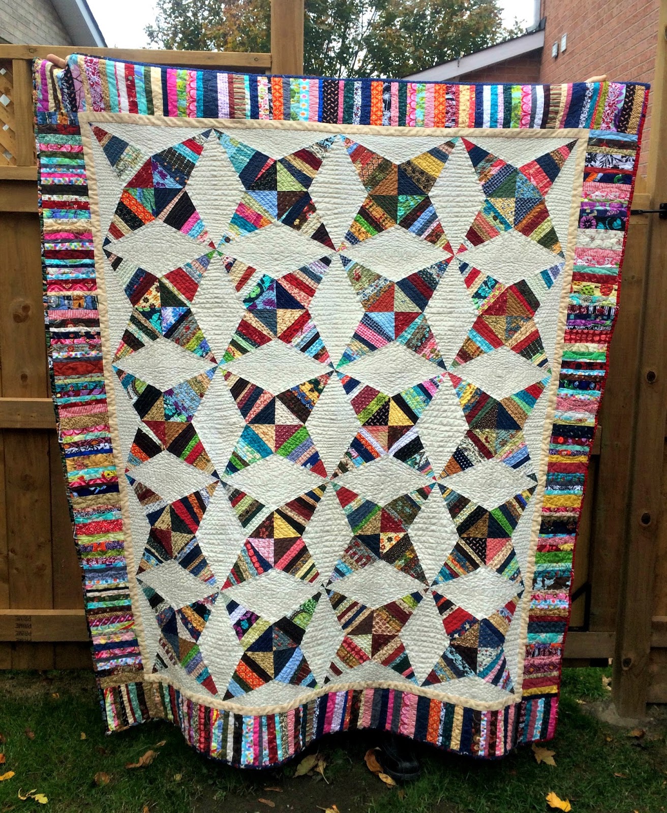 Ariane Quilts My "Rocky Road to Kansas Quilt" is finished!!!
