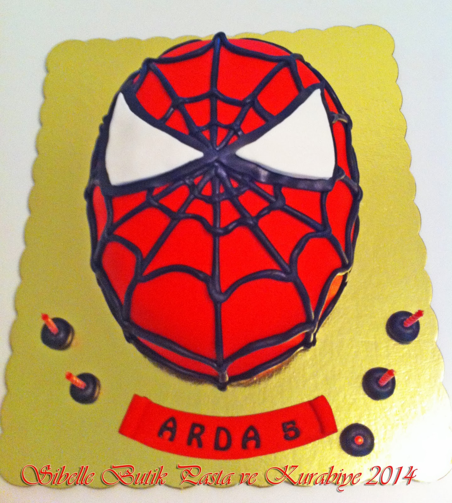 kecisakali SPIDERMAN PASTASI 4 VE KURABİYELERİ