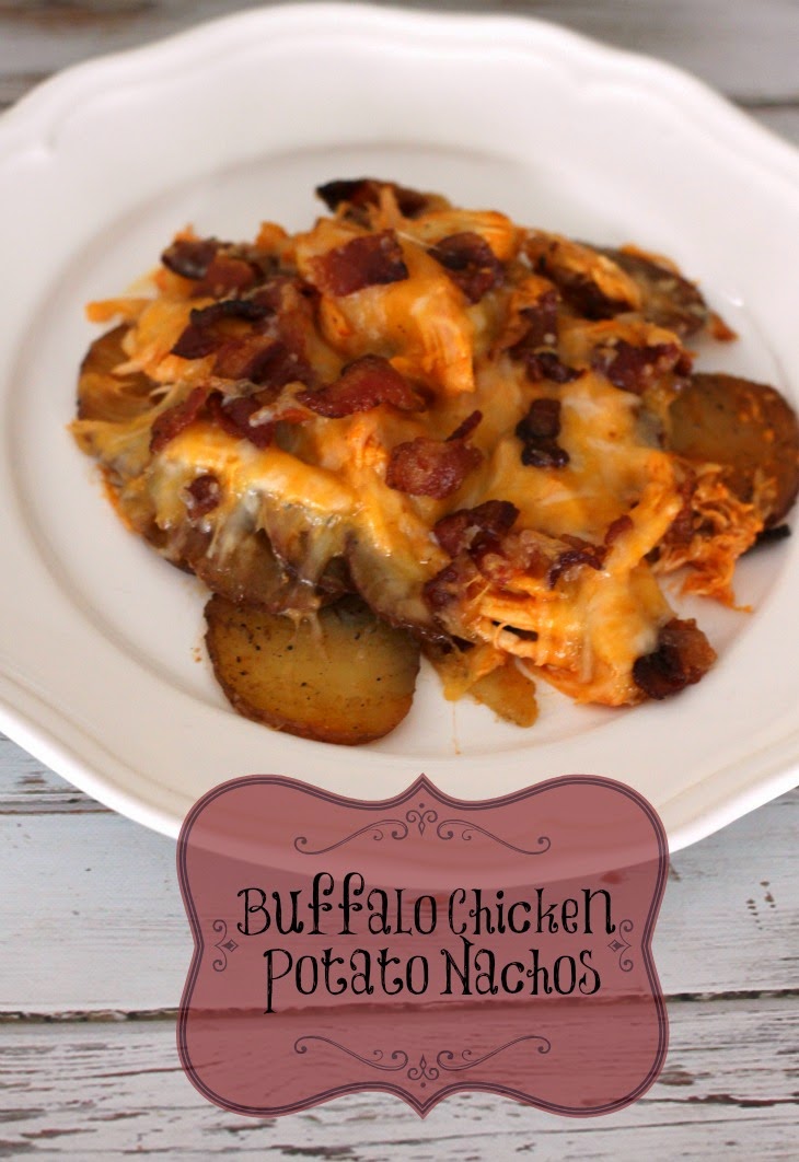 Crazy for Cookies and more Buffalo Chicken Potato Nachos
