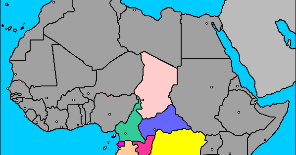 africa map blank