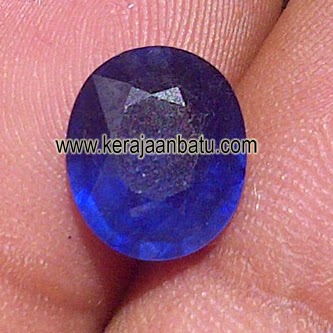 Natural Blue Sapphire Corundum Kode P569 Toko Batu Permata, Natural Blue Sapphire Corundum Kode P569