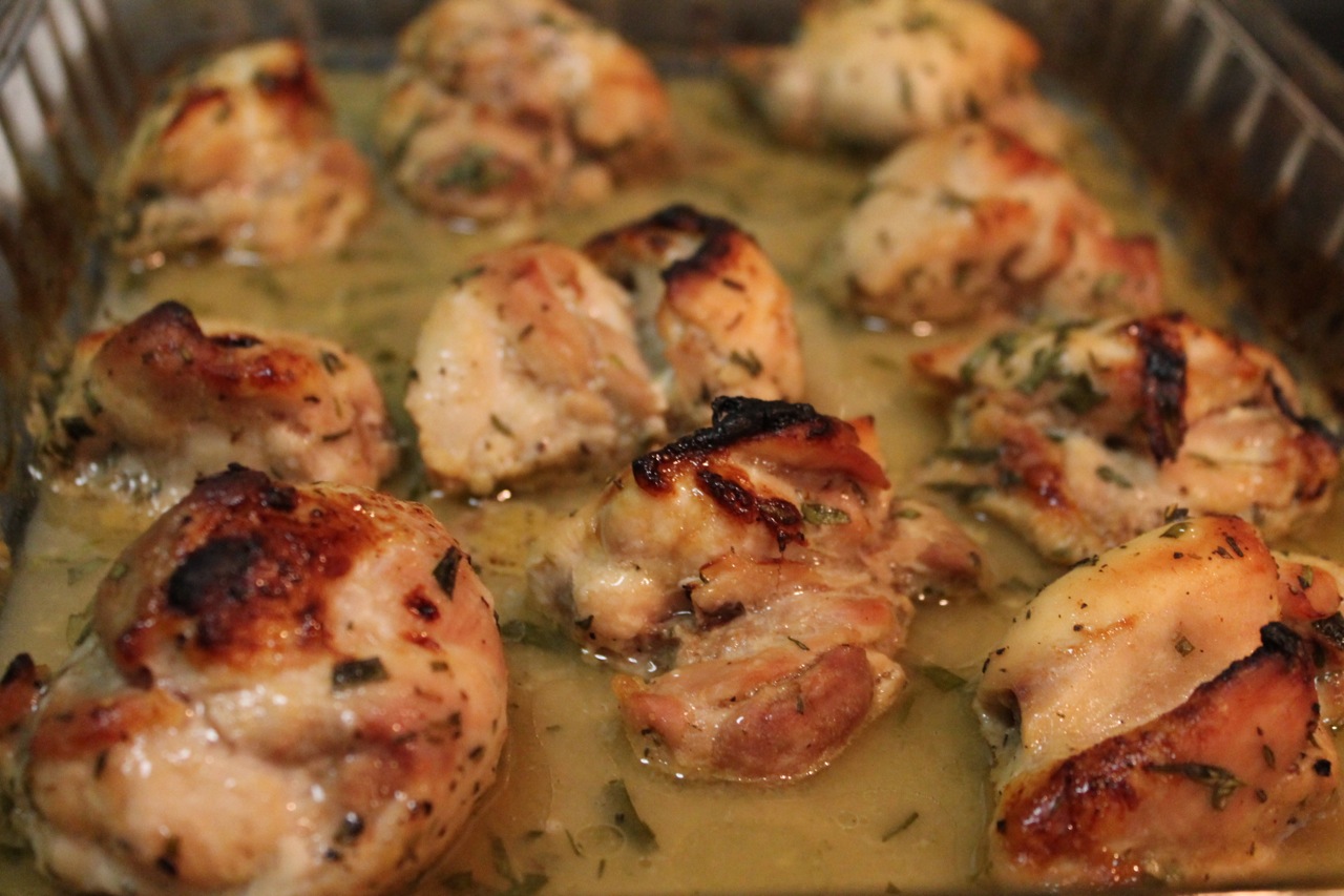 Cook In / Dine Out Honey Mustard Chicken Thighs with Tarragon