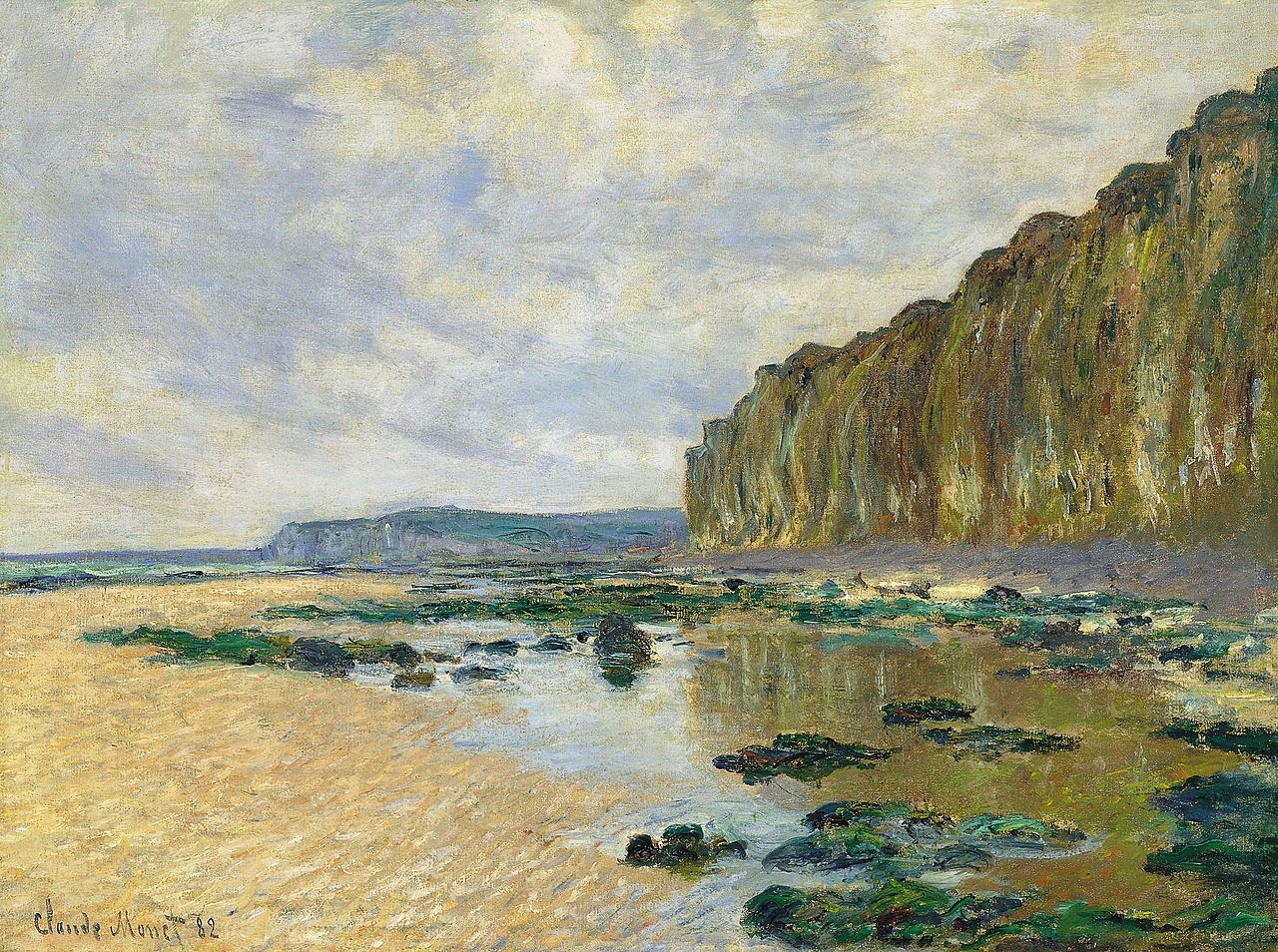 Marée basse devant Varengeville (1882) Marée basse devant Varengeville (1882)