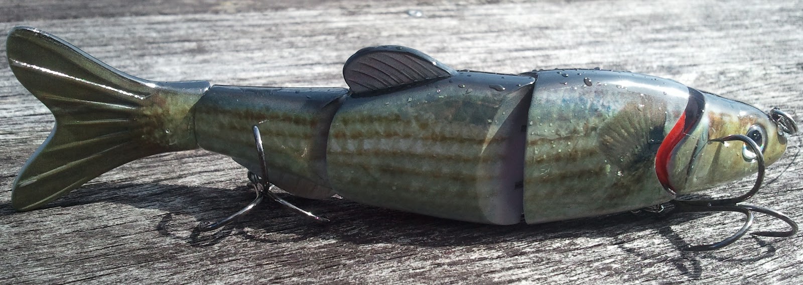 T Brinks Fishing The Real Fish Bait Co. Hard Hitch Swimbait