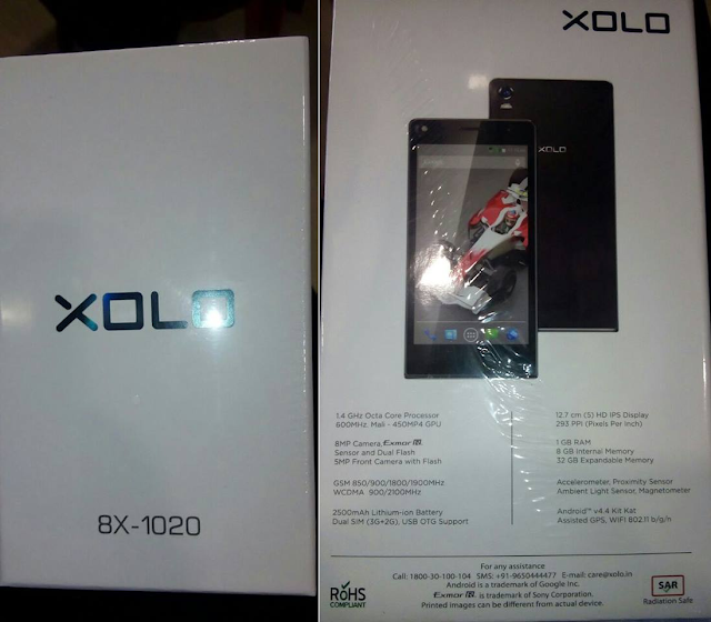 XOLO 8X-1020