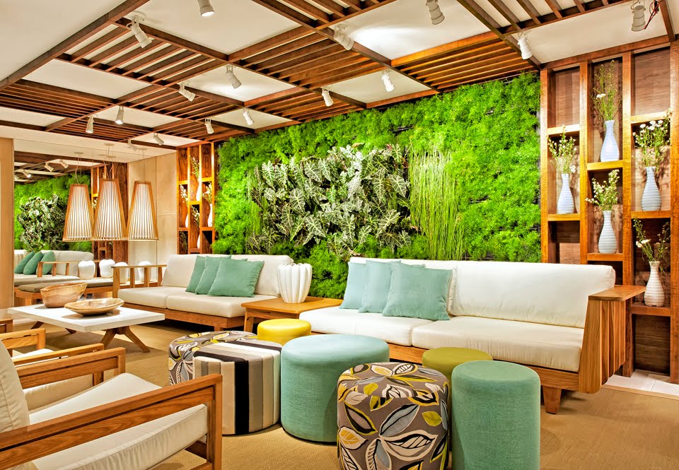 Jardim Vertical Bambu Postado Por ROBERTO WAGNER ARAÚJO ARQUITETURA E INTERIORES às 07~ Jardim Vertical Bambu