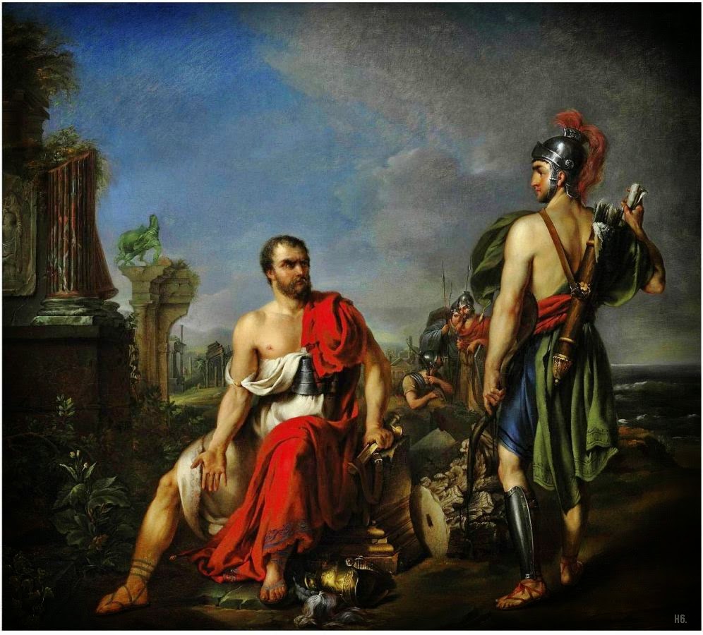 Mes Images Caius Marius parmi les ruines de Carthage Joseph Kremer