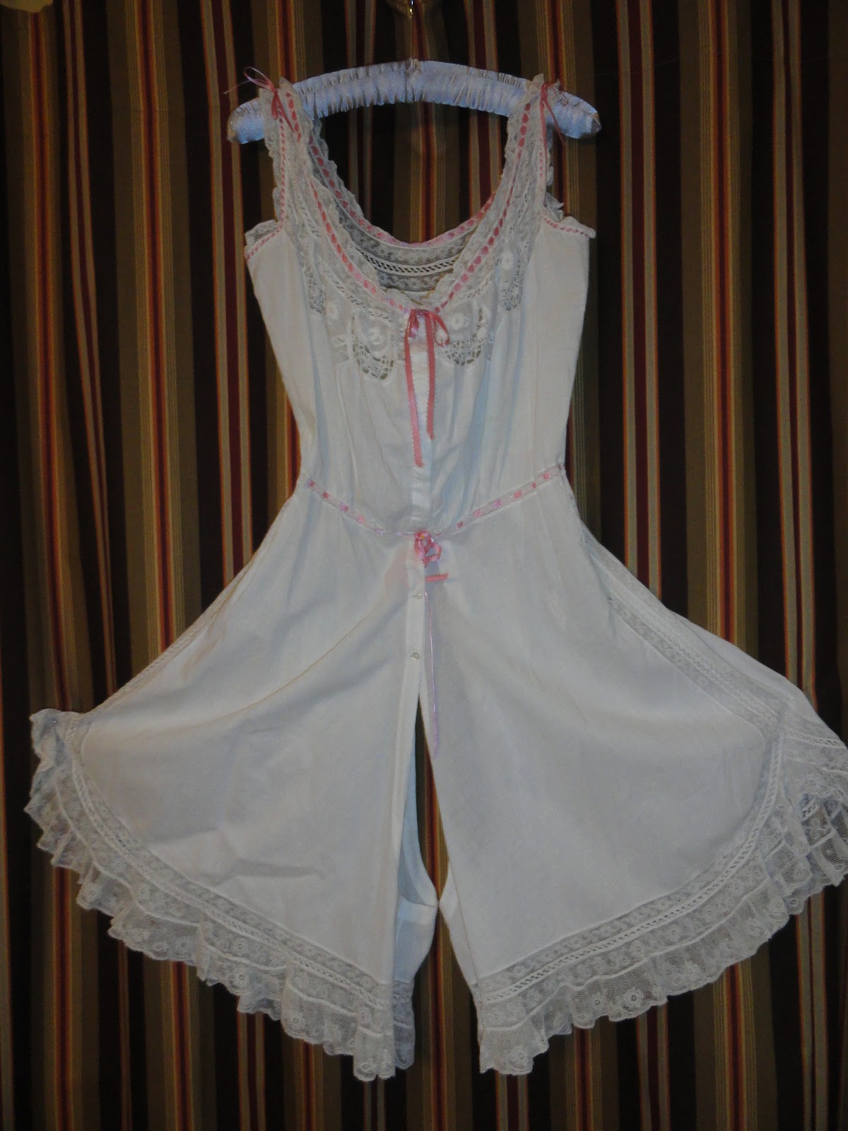 Fashioning Nostalgia Victorian/Edwardian Combination Chemise & Drawers