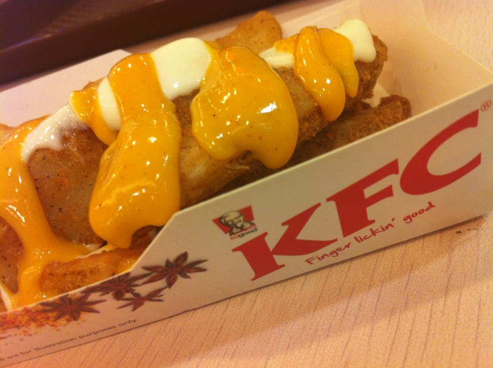MY.TEMPAT kfc cheesy wedges