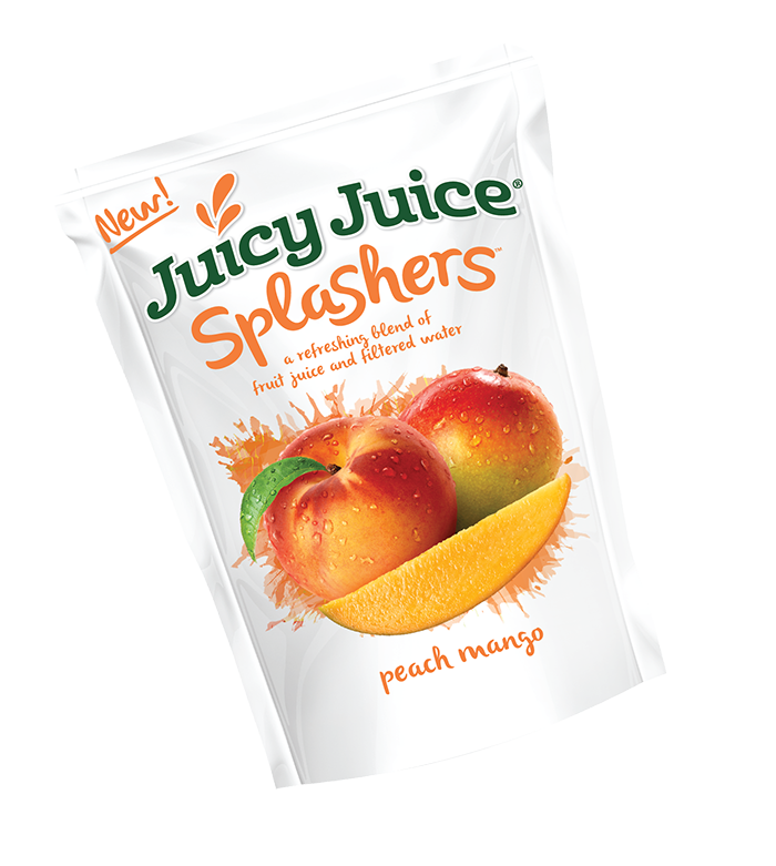 They are a. refreshing 50/50 blend of filtered water and fruit. juice. 