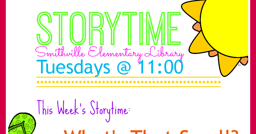 Smithville Elementary Library: Storytime for July 29th: What's That Smell?
