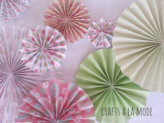 pretty paper folded in circles