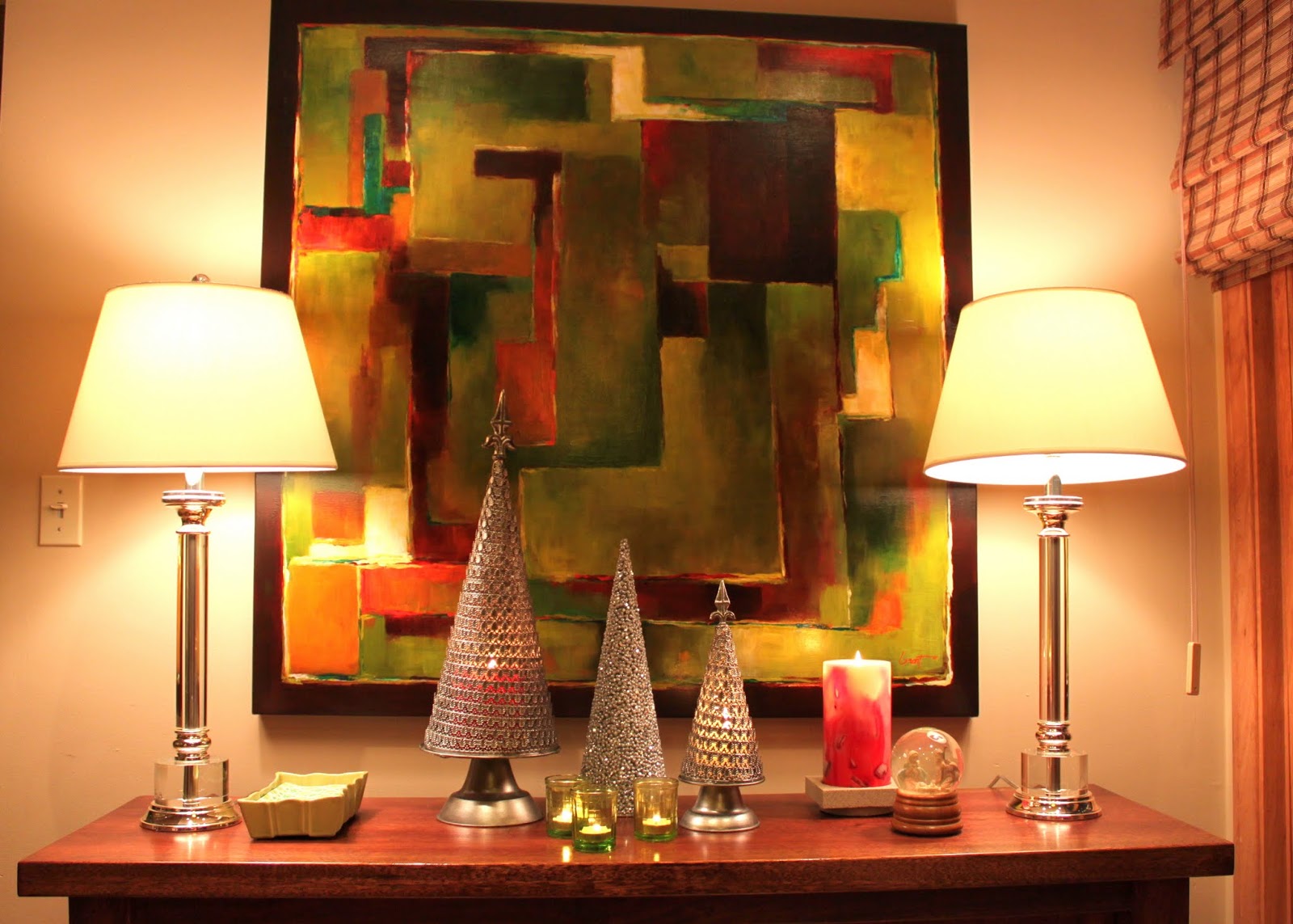 Mid Century Modern Christmas Decorations Photograph  midce