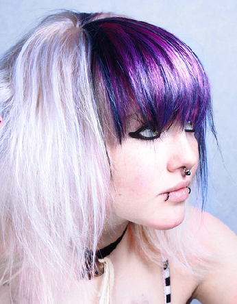Make Hairstyles Purple Hair Color Ideas 2011