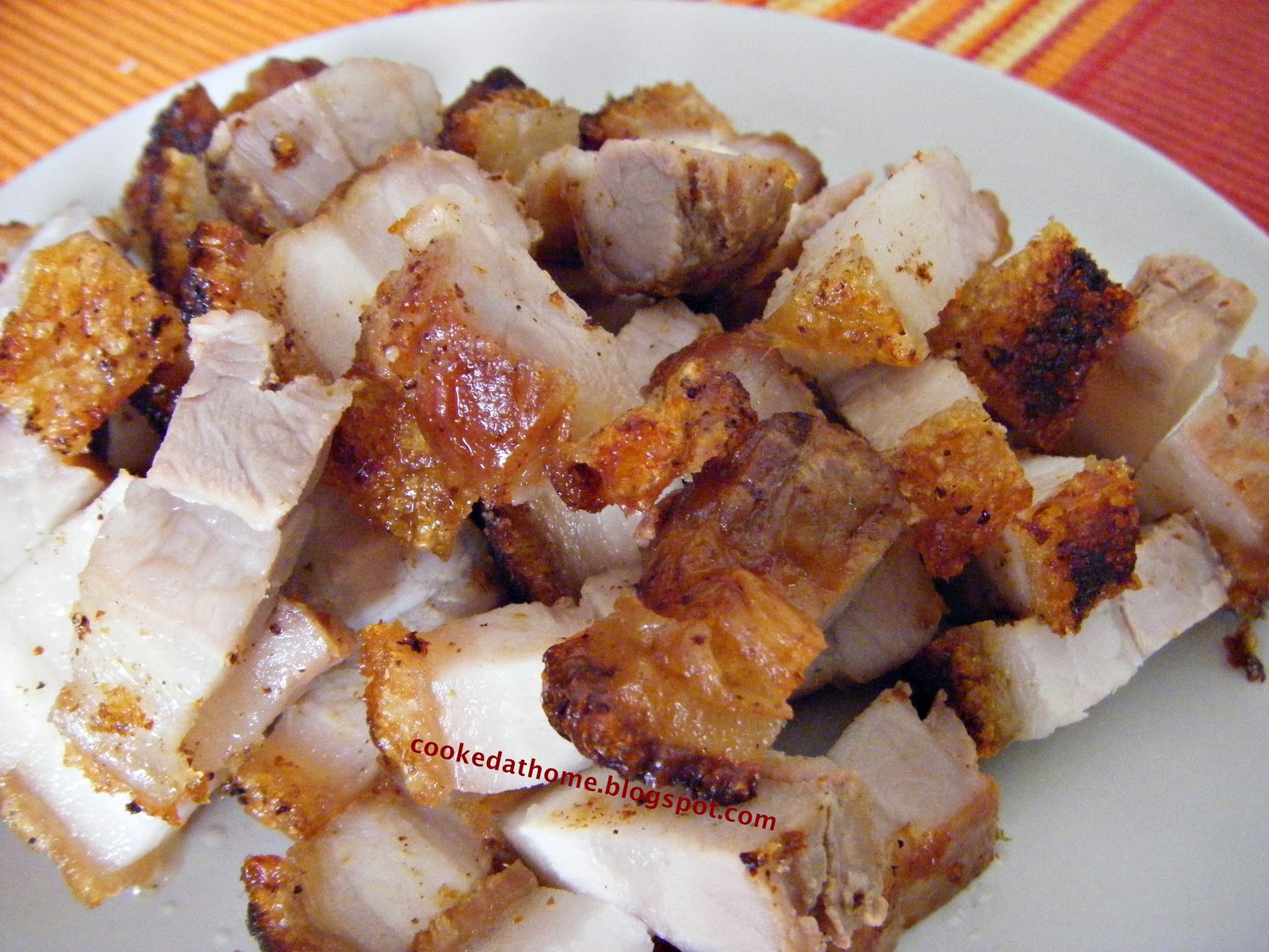 Cooking Home Chinese Roasted Pork Siew Yoke