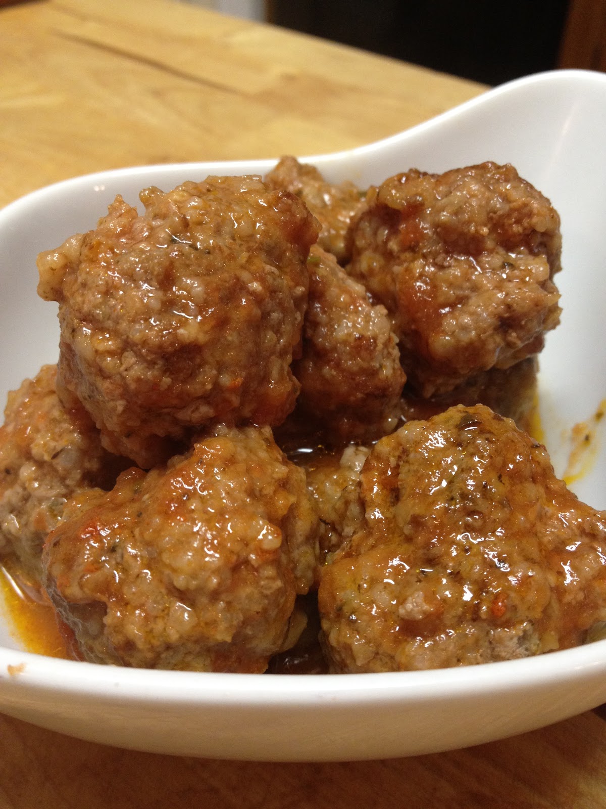 Tracy Cooks in Austin Meatballs, pressure cooker style