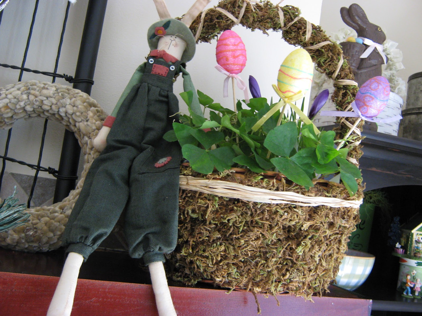 FakeIt Frugal "Pottery Barn" Mossy Easter Basket