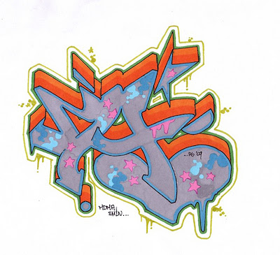 3D Bubble Graffiti Letter A by graffiti letters 3d. 3D Bubble Graffiti Letter A by