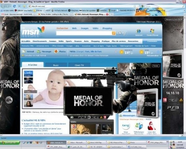 Akward advertising placements