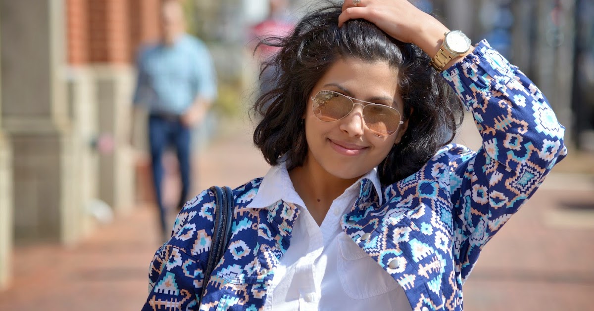 Printed Denim Jacket