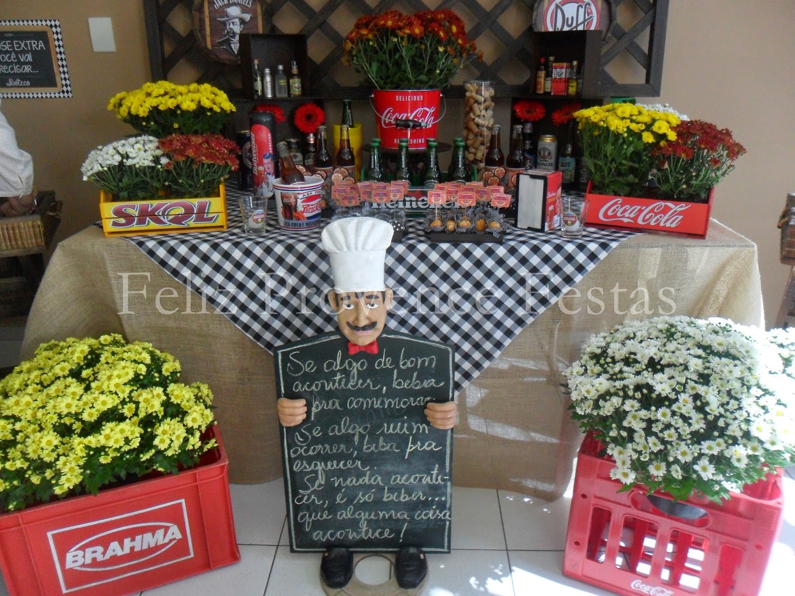 decoracao mesa boteco:Feliz Provence Festas: Boteco: 65 anos decoracao mesa boteco:Feliz Provence Festas: Boteco: 65 anos