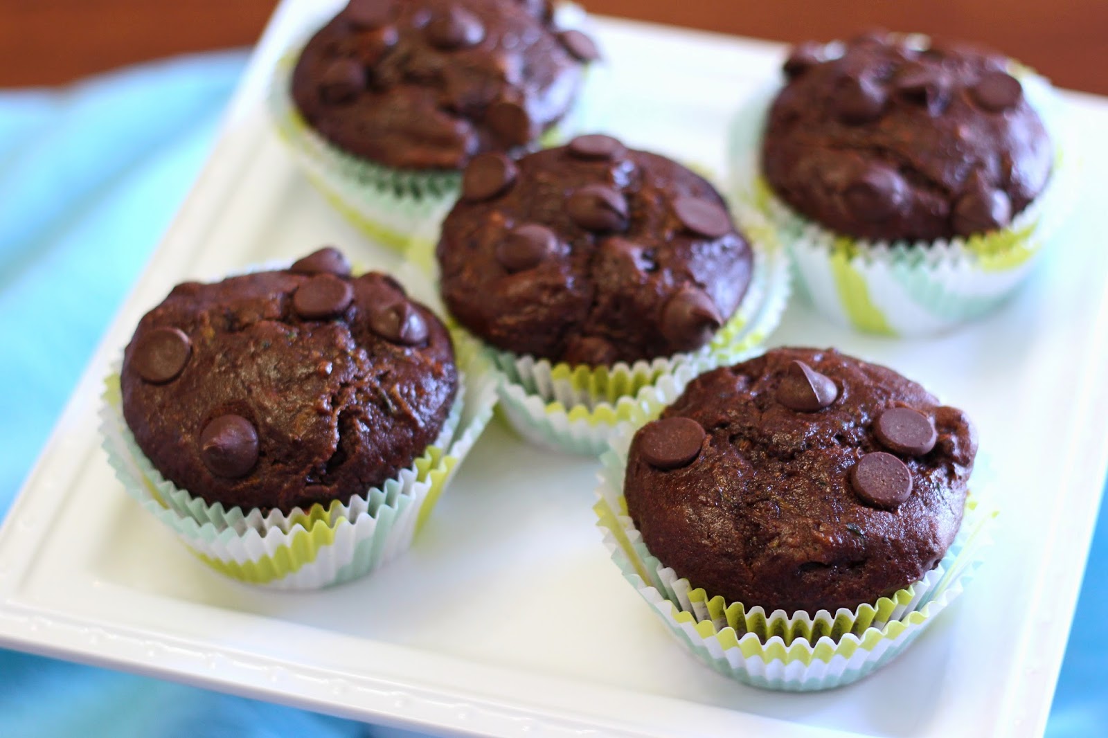 gluten free vegan double chocolate zucchini muffins Sarah, Baking