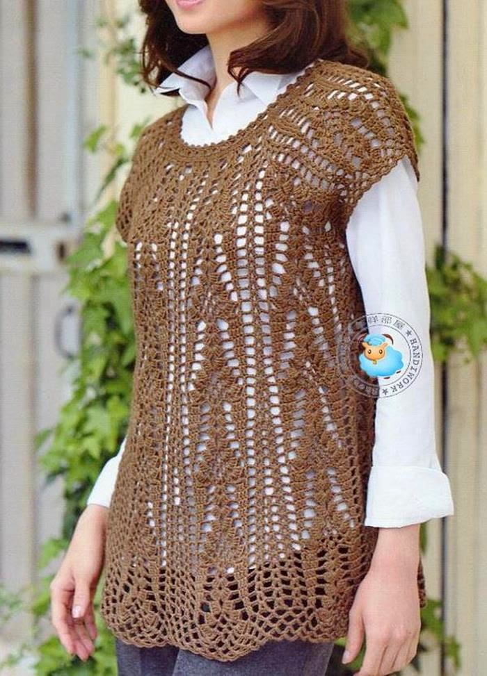 Free Pattern Crochet Tunic Sweater Dog Breeds Picture
