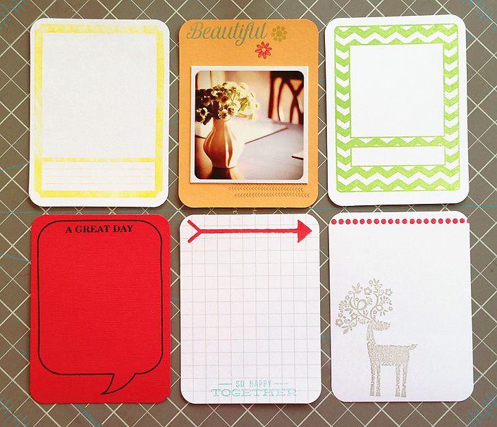 deb duty papercrafting making your own journaling cards for project life