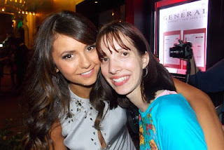 Momento Nian durante el after-party de la CW