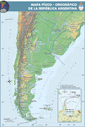 En la Argentina se encuentran, entre otras formas, montañas y mesetas de .