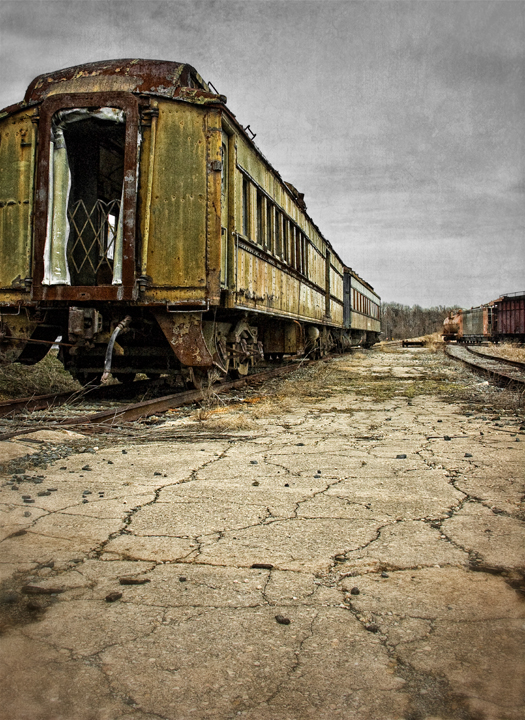 Dan Routh Photography Old Railroad Passenger Cars