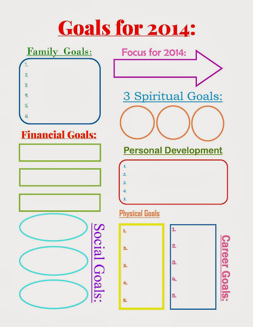 Goals+for+2014 | 11 FREE Organizational Printables | 26 |